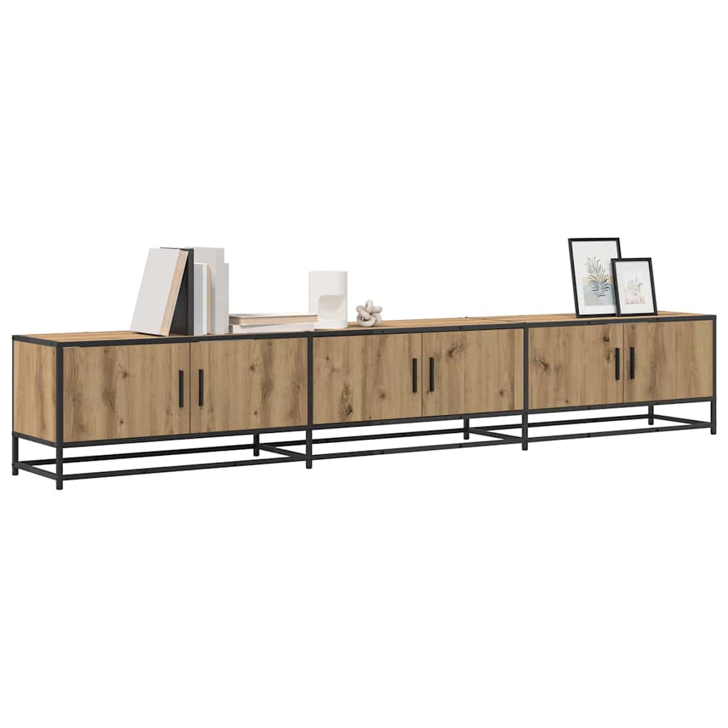 TV Eenheden 2 pcs Artisan Eiken 240 x 35 x 41 cm Bewerkt hout is nu te koop bij PeponiXL, paradijselijk wonen!