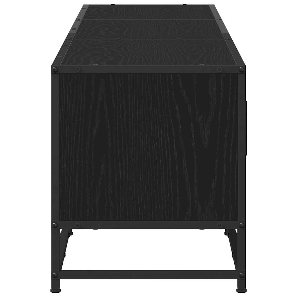 TV Eenheden 2 pcs Zwart Eiken 240 x 35 x 41 cm Bewerkt hout is nu te koop bij PeponiXL, paradijselijk wonen!