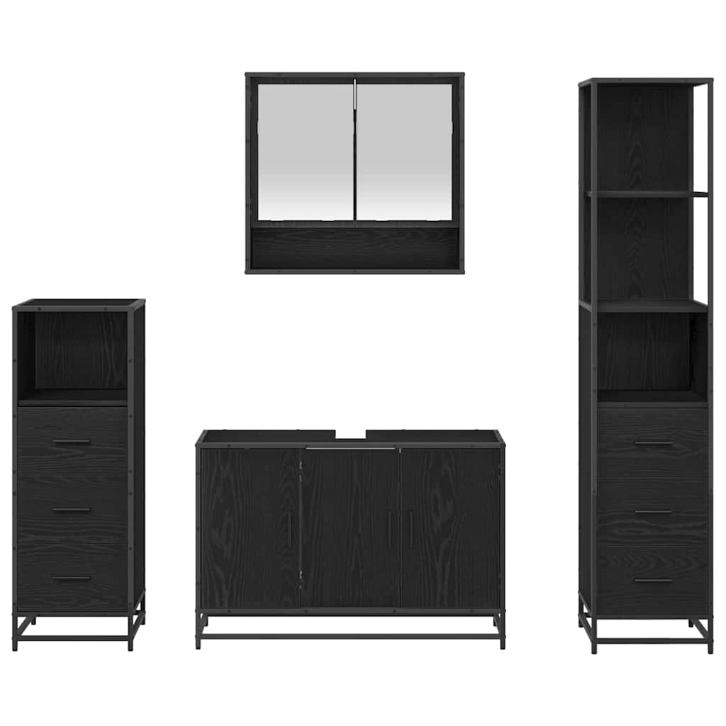 Badkamermeubelset 3 st Artisan Eiken 35 x 37,5 x 166 cm is nu te koop bij PeponiXL, paradijselijk wonen!