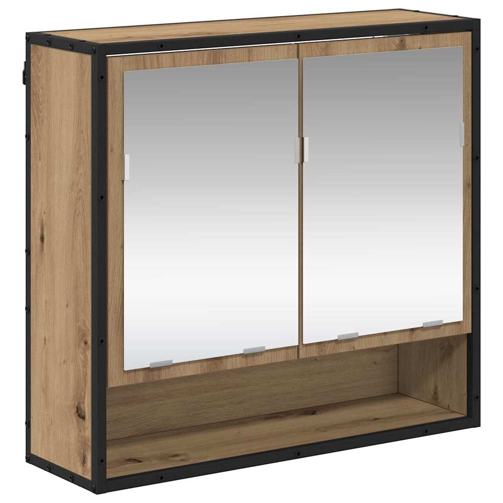 Badkamermeubelset 2 st Artisan Eiken 80 x 33 x 60 cm is nu te koop bij PeponiXL, paradijselijk wonen!