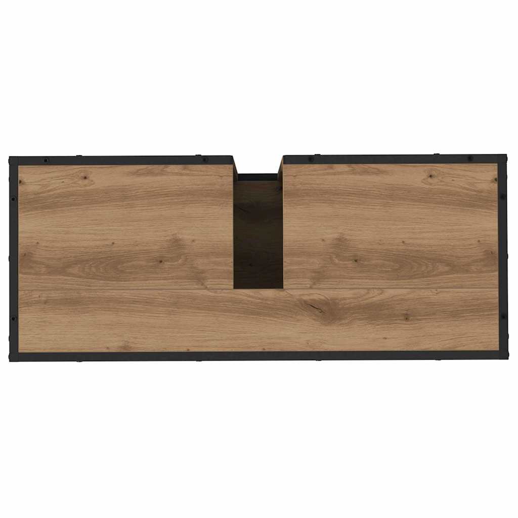 Badkamermeubelset 3 st Artisan Eiken 35 x 37,5 x 166 cm is nu te koop bij PeponiXL, paradijselijk wonen!