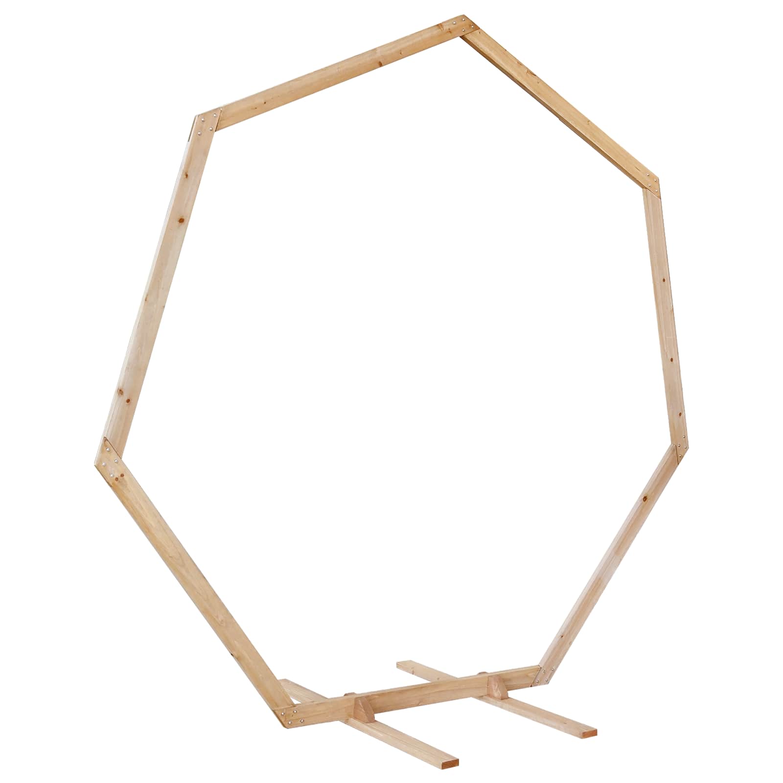 Trouwrand Licht Bruin 221 x 92 x 216 cm Massief Vurenhout is nu te koop bij PeponiXL, paradijselijk wonen!