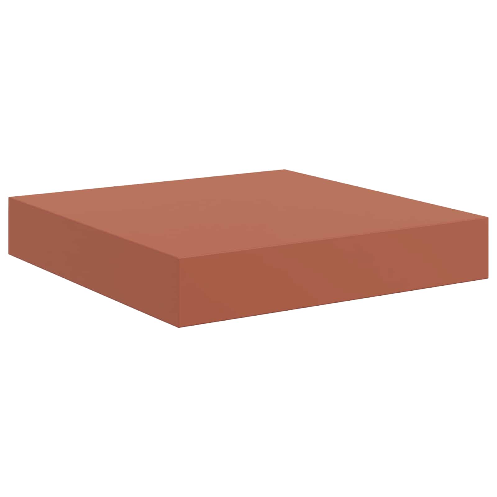 Wandplank met opslag 2 pcs Rood 23 x 23,5 x 4 cm Bewerkt hout is nu te koop bij PeponiXL, paradijselijk wonen!