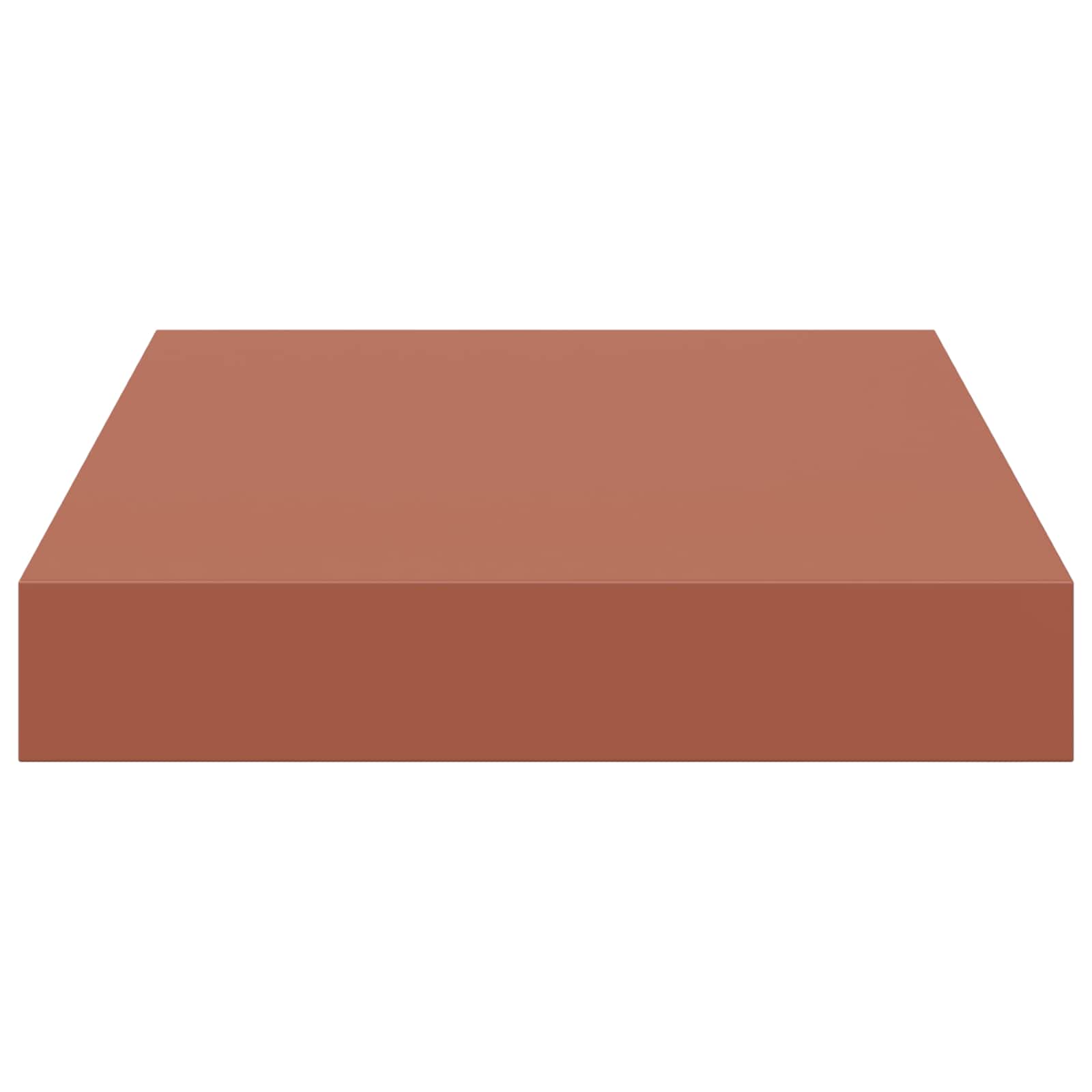 Wandplank met opslag 2 pcs Rood 23 x 23,5 x 4 cm Bewerkt hout is nu te koop bij PeponiXL, paradijselijk wonen!