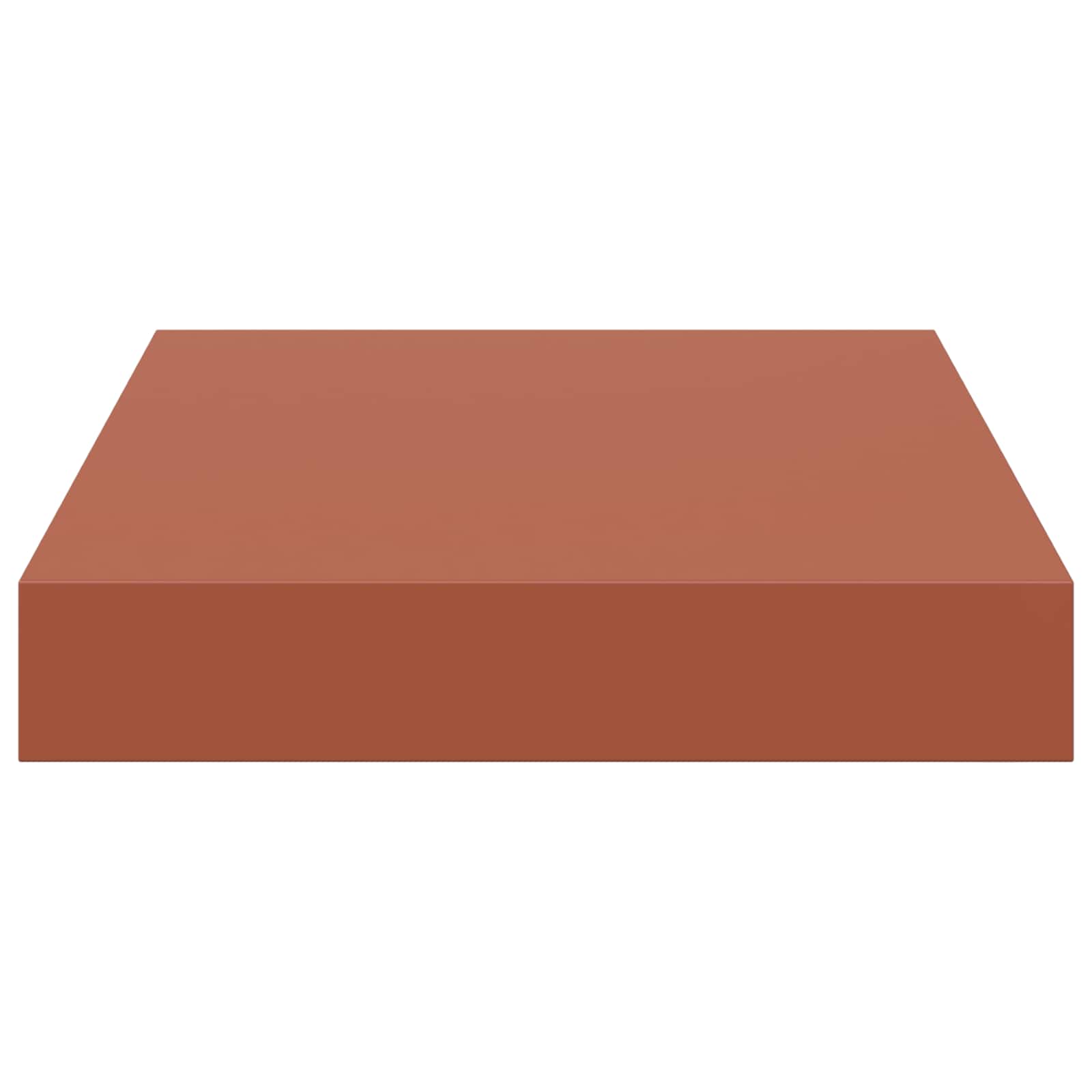 Wandplank met opslag 4 pcs Rood 23 x 23,5 x 4 cm Bewerkt hout is nu te koop bij PeponiXL, paradijselijk wonen!