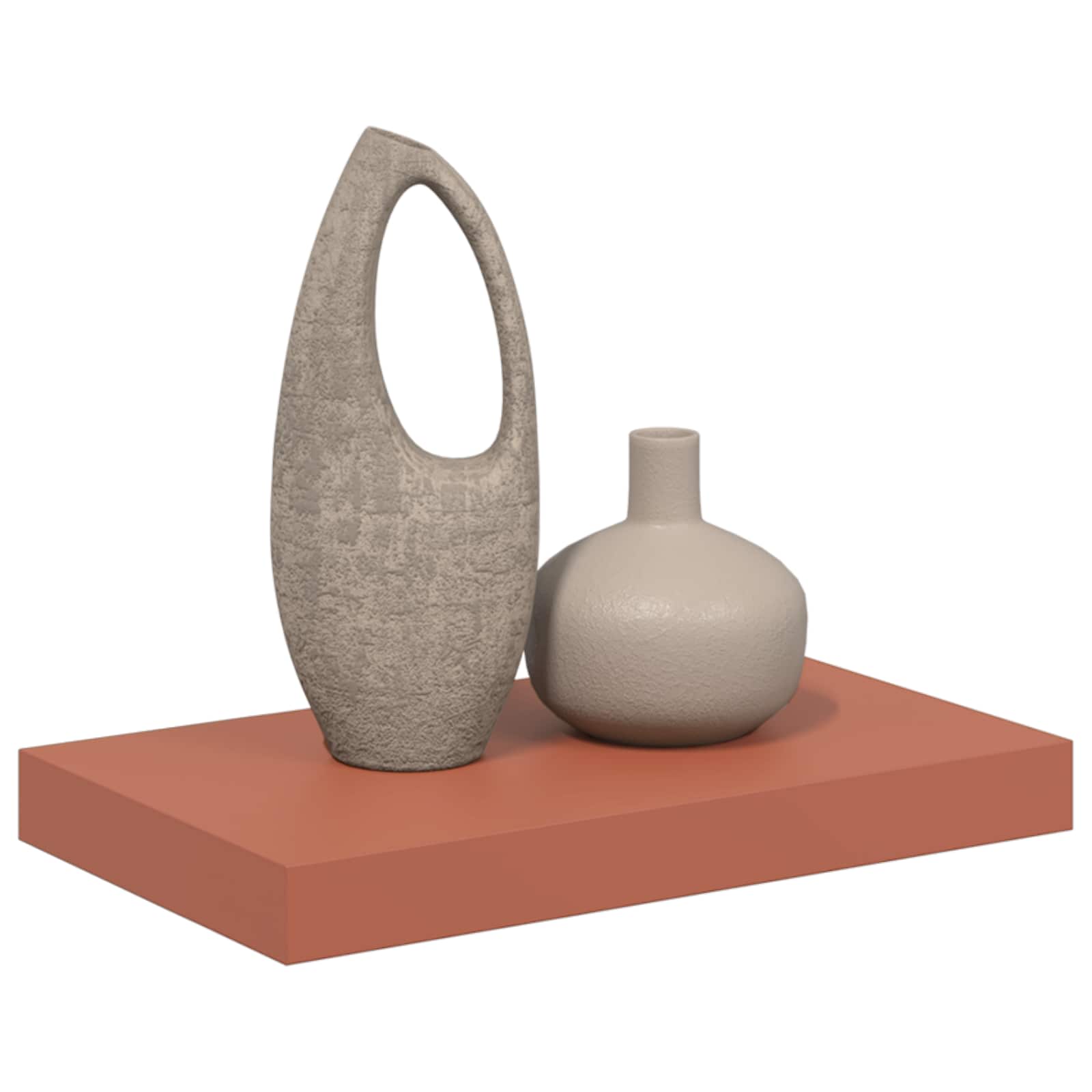 Wandplank Wandgemonteerd Rood 40 x 23,5 x 4 cm Bewerkt hout is nu te koop bij PeponiXL, paradijselijk wonen!