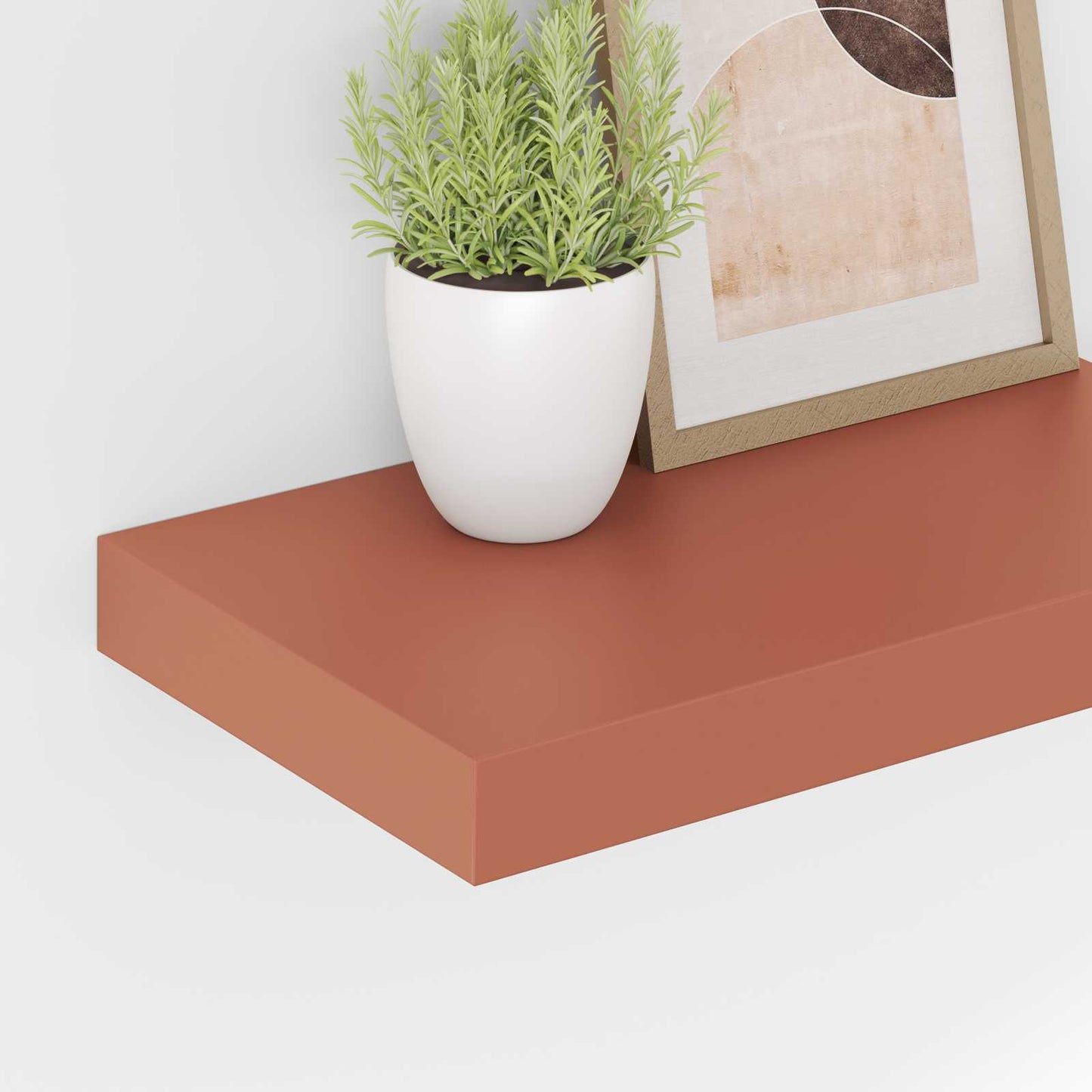 Wandplank met opslag 4 pcs Rood 40 x 23,5 x 4 cm Bewerkt hout is nu te koop bij PeponiXL, paradijselijk wonen!