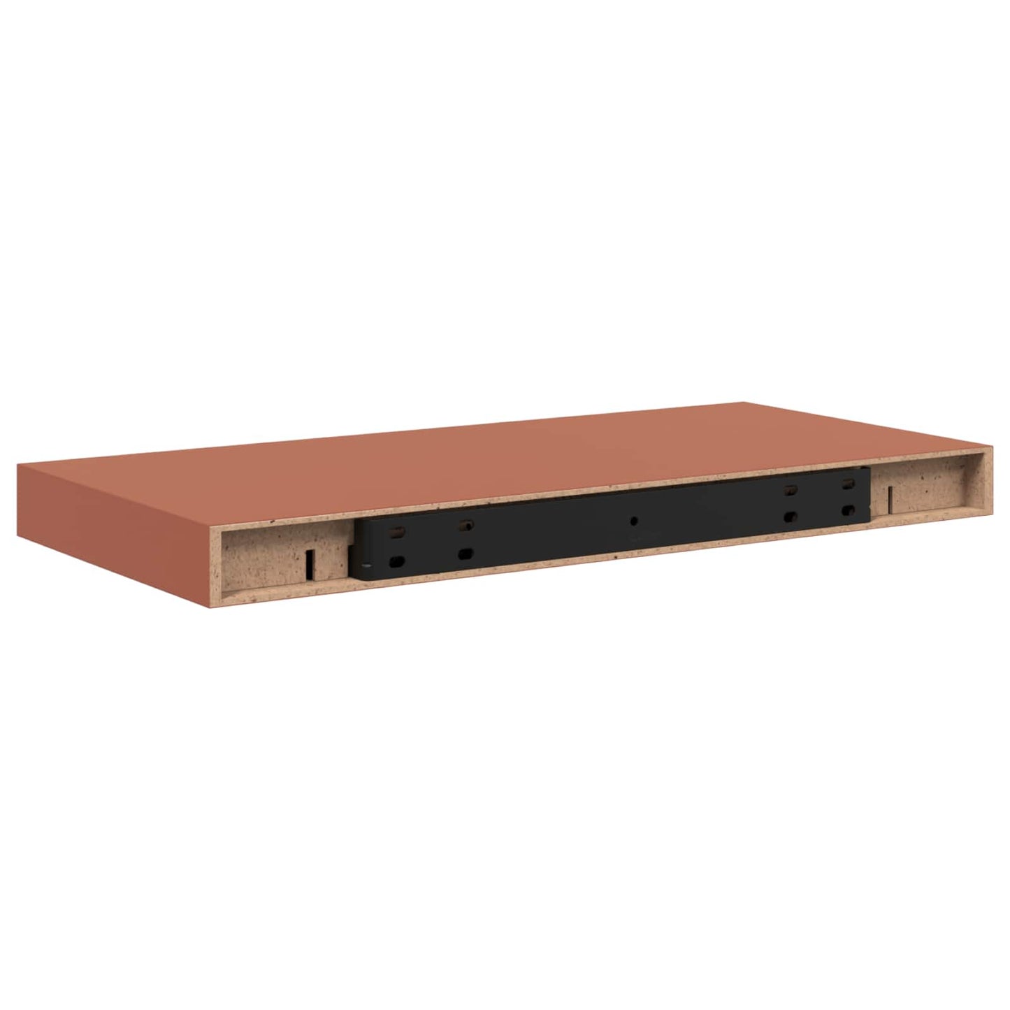 Wandplank Wandgemonteerd Rood 50 x 23 x 4 cm Bewerkt hout is nu te koop bij PeponiXL, paradijselijk wonen!
