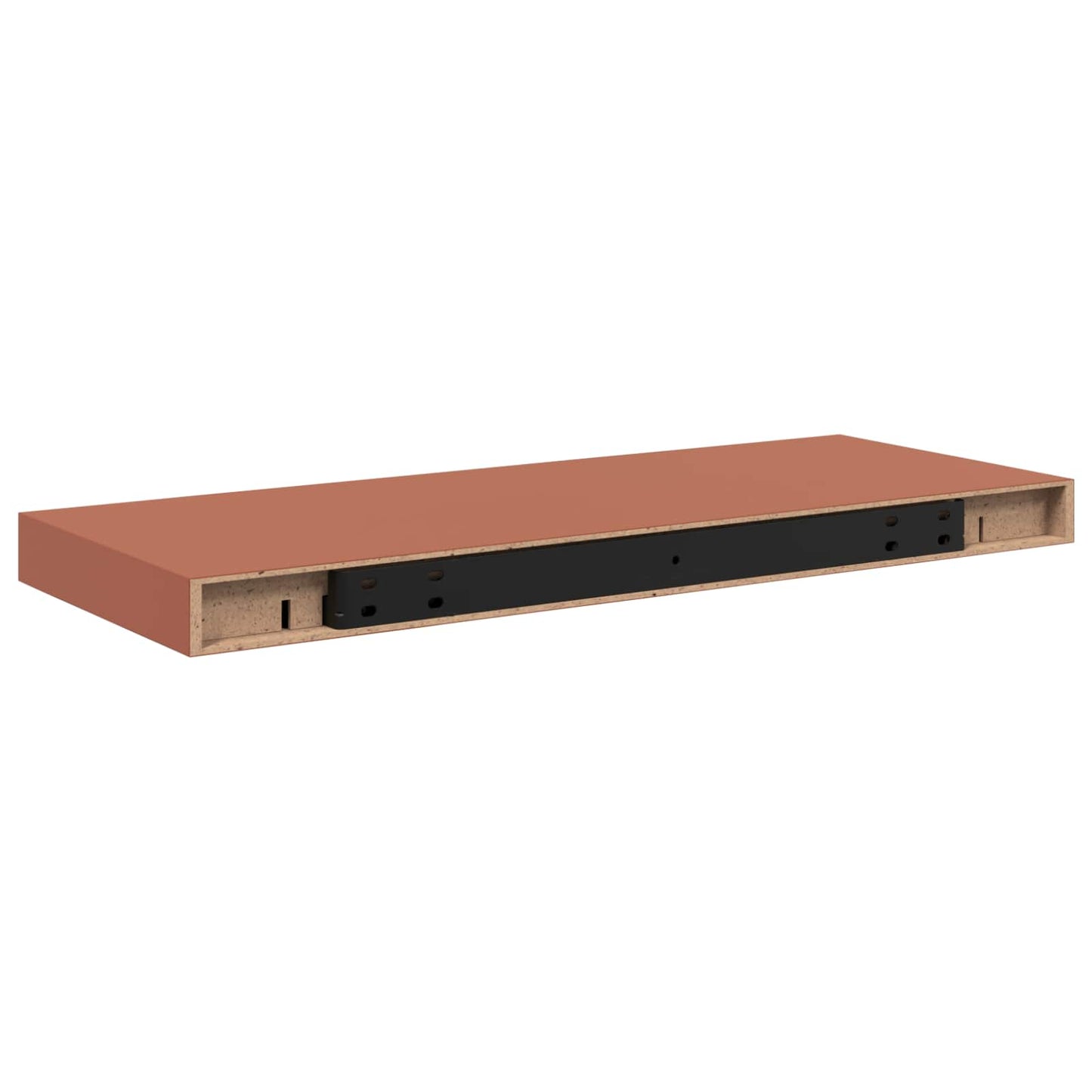 Wandplank Wandgemonteerd Rood 60 x 23 x 4 cm Bewerkt hout is nu te koop bij PeponiXL, paradijselijk wonen!