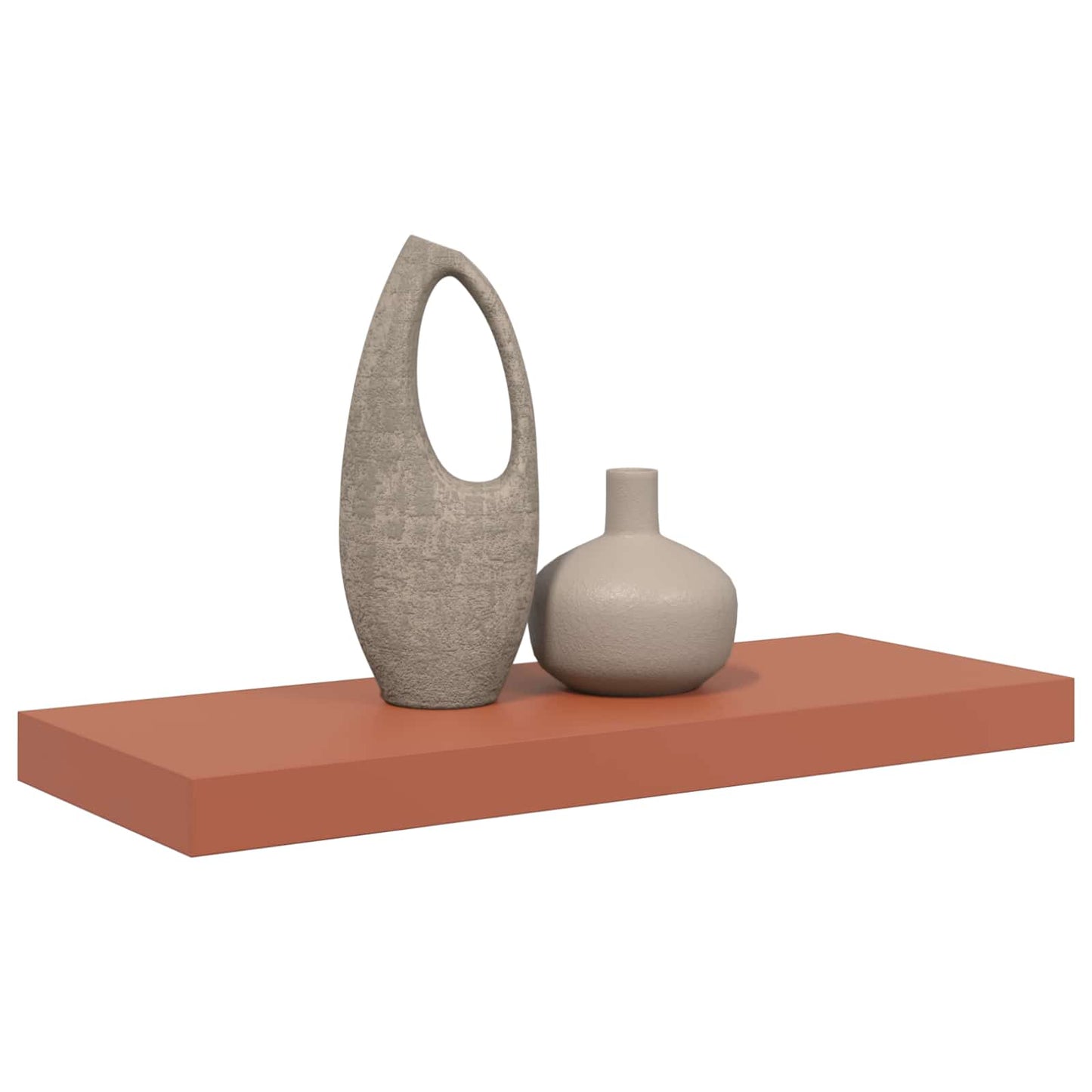 Wandplank Wandgemonteerd Rood 60 x 23 x 4 cm Bewerkt hout is nu te koop bij PeponiXL, paradijselijk wonen!