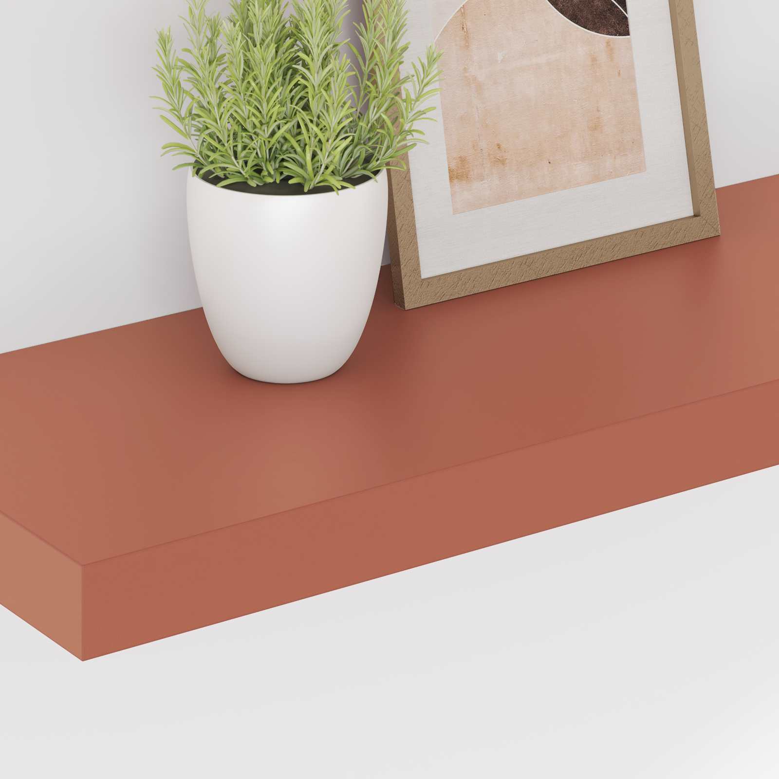 Wandplank Wandgemonteerd 2 pcs Rood 60 x 23 x 4 cm Bewerkt hout is nu te koop bij PeponiXL, paradijselijk wonen!
