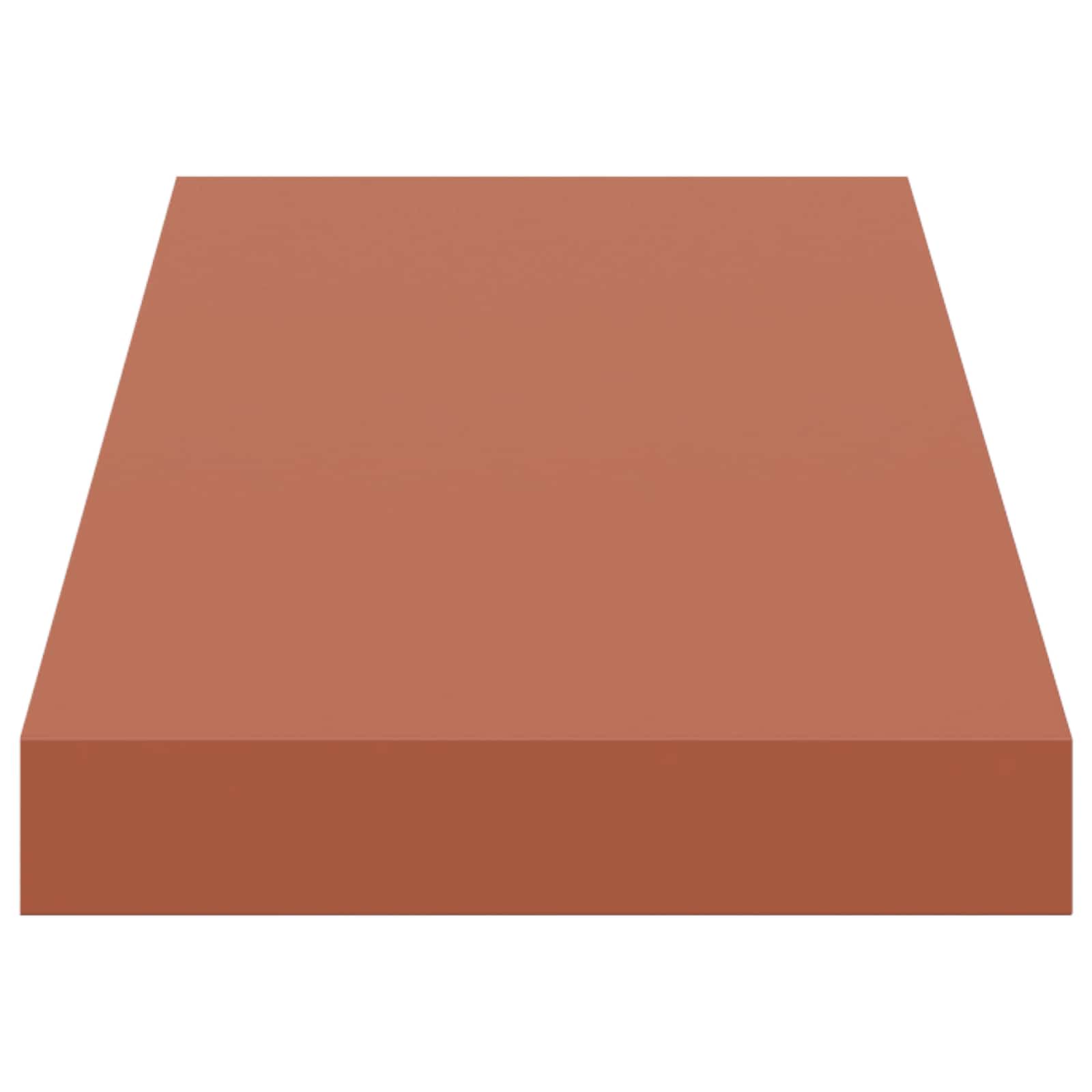 Wandplank Wandgemonteerd 4 pcs Rood 60 x 23 x 4 cm Bewerkt hout is nu te koop bij PeponiXL, paradijselijk wonen!