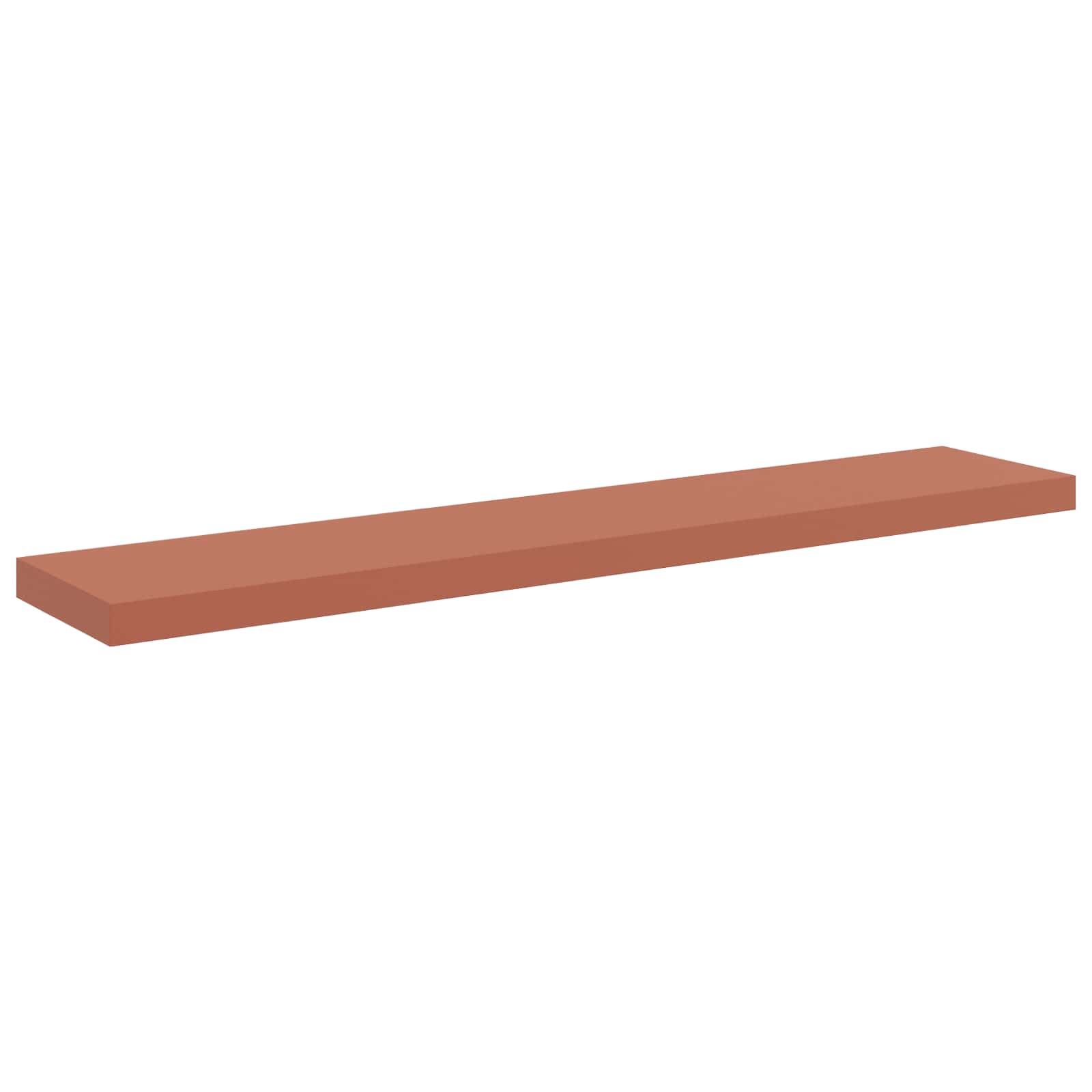 Wandplank Wandgemonteerd Rood 120 x 23,5 x 4 cm Bewerkt hout is nu te koop bij PeponiXL, paradijselijk wonen!