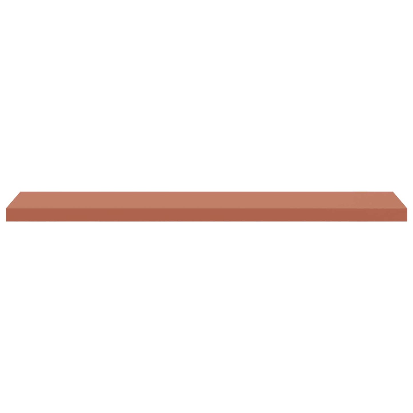 Wandplank met opslag 2 pcs Rood 120 x 23,5 x 4 cm Bewerkt hout is nu te koop bij PeponiXL, paradijselijk wonen!