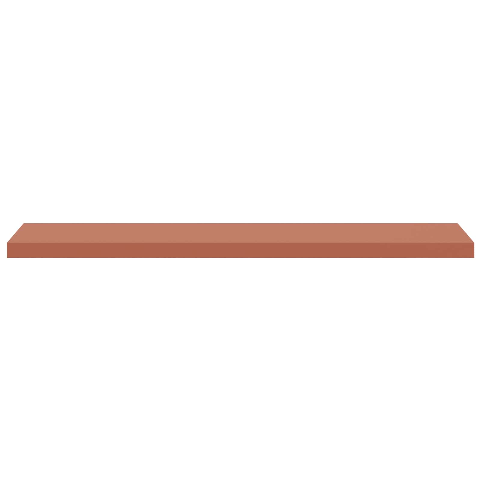 Wandplank met opslag 2 pcs Rood 120 x 23,5 x 4 cm Bewerkt hout is nu te koop bij PeponiXL, paradijselijk wonen!