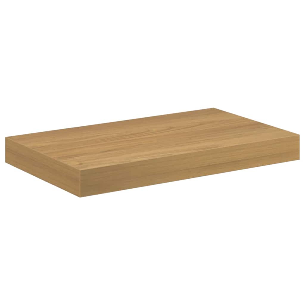 Wandplank Wandgemonteerd Bruin 40 x 23,5 x 4 cm Bewerkt hout is nu te koop bij PeponiXL, paradijselijk wonen!