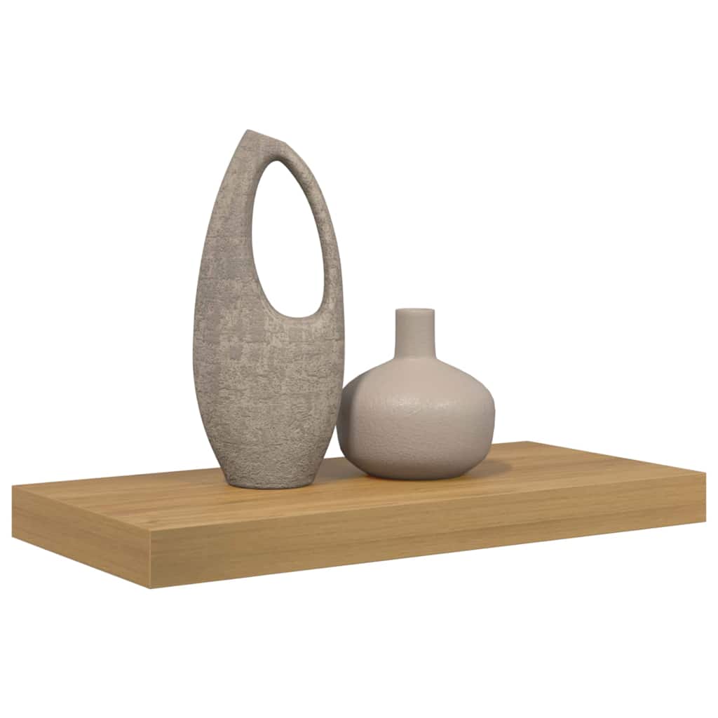 Wandplank Wandgemonteerd Bruin 50 x 23 x 4 cm Bewerkt hout is nu te koop bij PeponiXL, paradijselijk wonen!