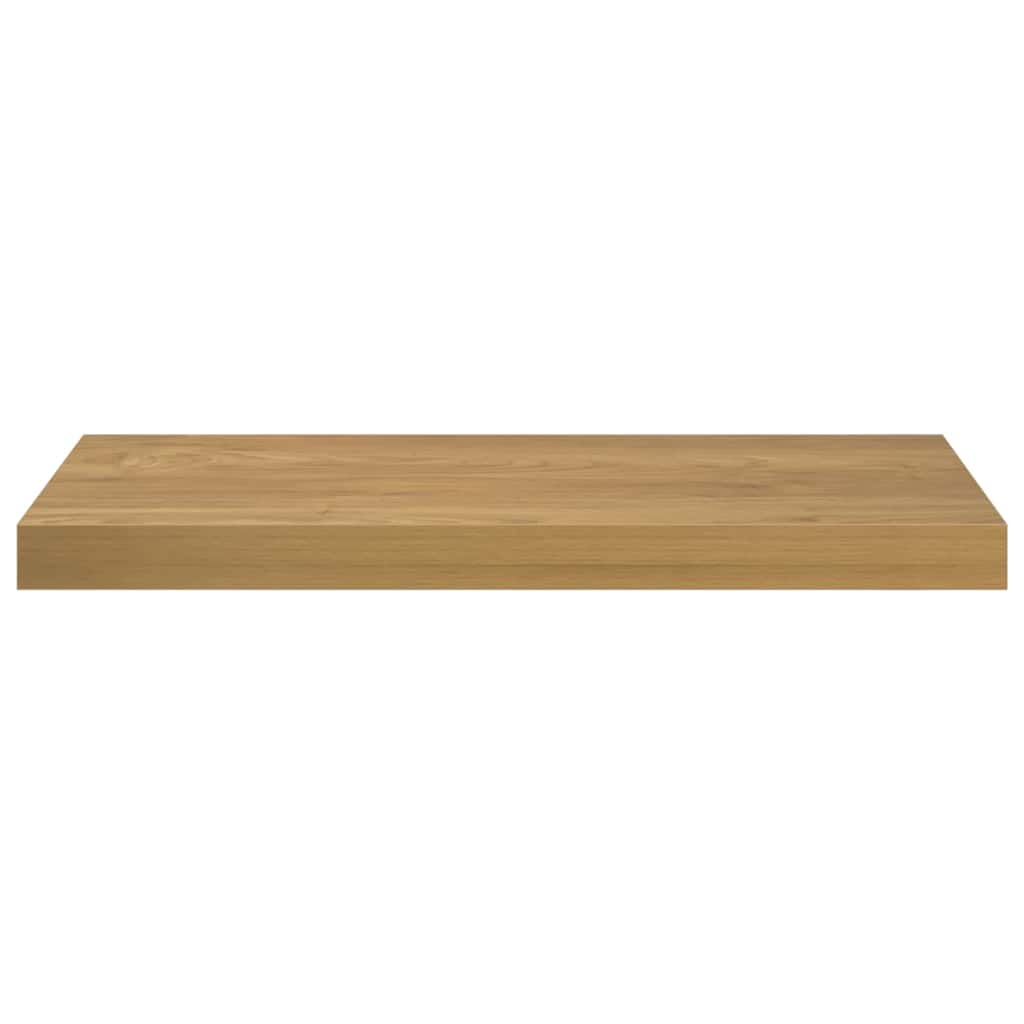 Wandplank met opslag 2 pcs Bruin 50 x 23 x 4 cm Bewerkt hout is nu te koop bij PeponiXL, paradijselijk wonen!