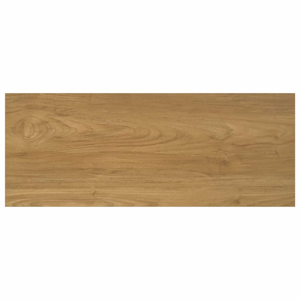 Wandplank met opslag 2 pcs Bruin 50 x 23 x 4 cm Bewerkt hout is nu te koop bij PeponiXL, paradijselijk wonen!