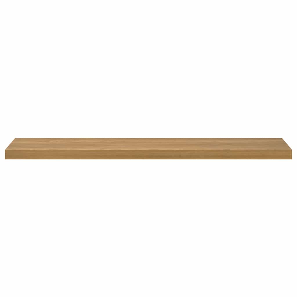 Wandplank met opslag 4 pcs Bruin 120 x 23,5 x 4 cm Bewerkt hout is nu te koop bij PeponiXL, paradijselijk wonen!