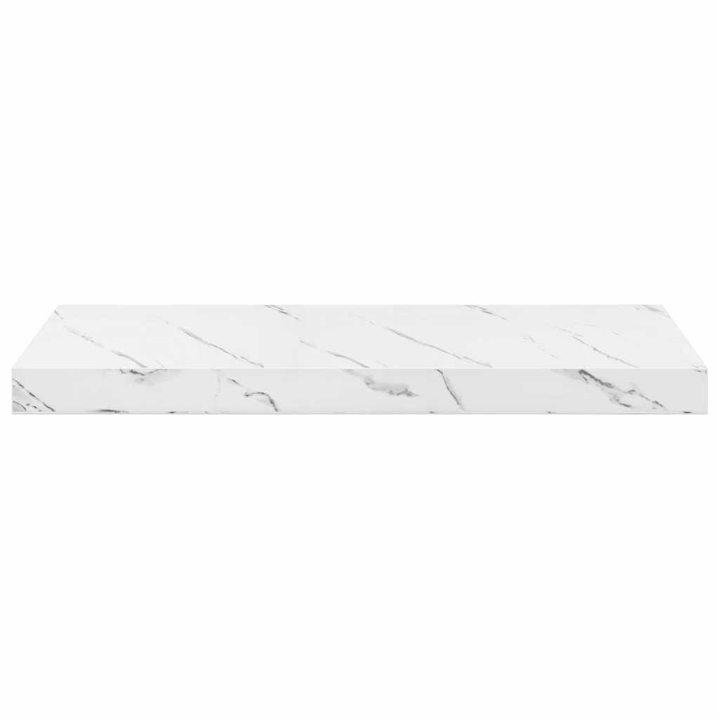Wandplank Wandgemonteerd Wit Marmer 60 x 23 x 4 cm Bewerkt hout is nu te koop bij PeponiXL, paradijselijk wonen!