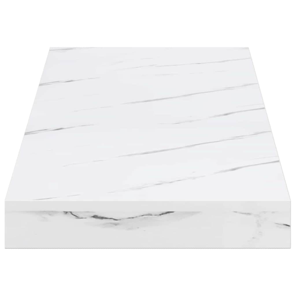 Wandplank Wandgemonteerd Wit Marmer 60 x 23 x 4 cm Bewerkt hout is nu te koop bij PeponiXL, paradijselijk wonen!