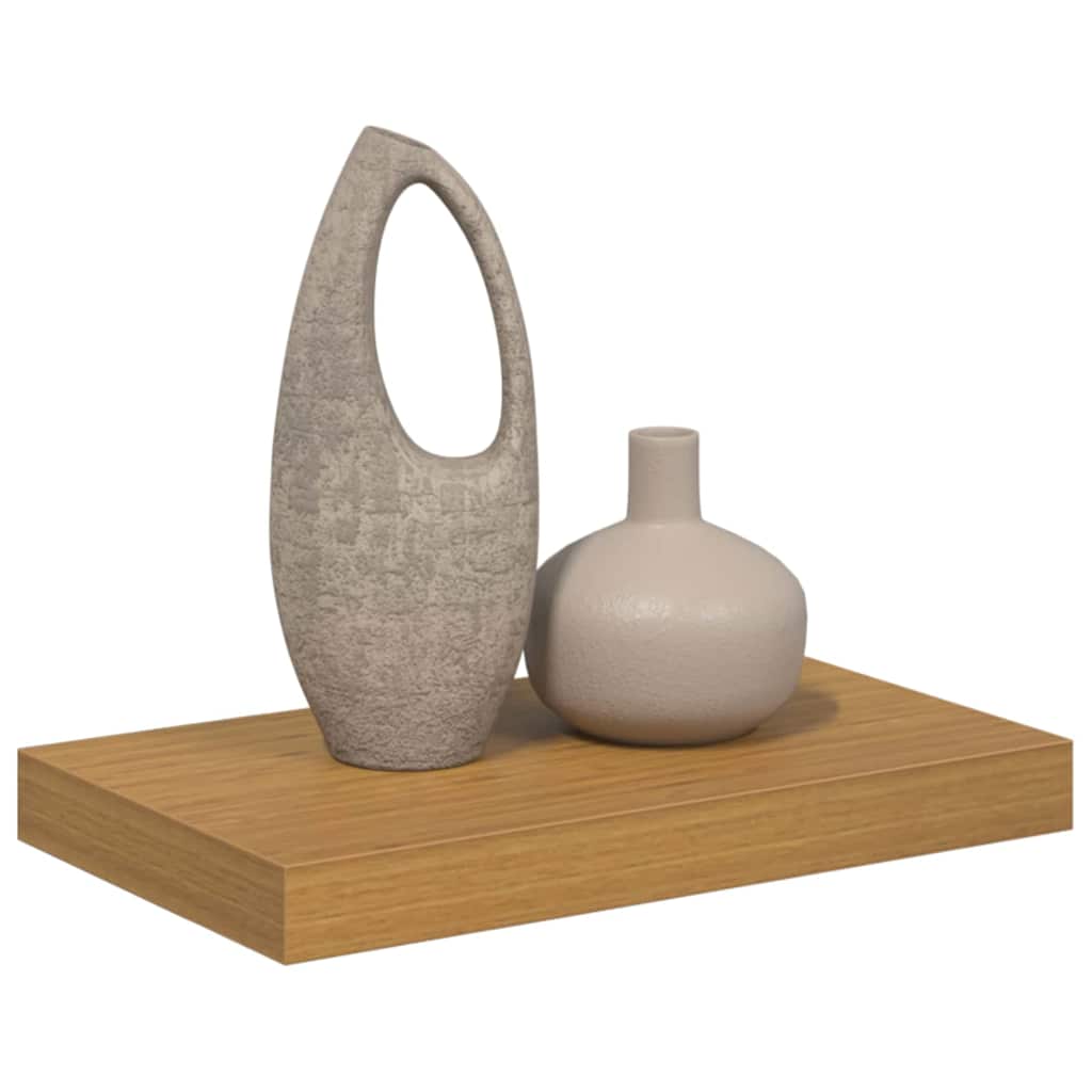 Wandplank Wandgemonteerd Beige 40 x 23,5 x 4 cm Bewerkt hout is nu te koop bij PeponiXL, paradijselijk wonen!