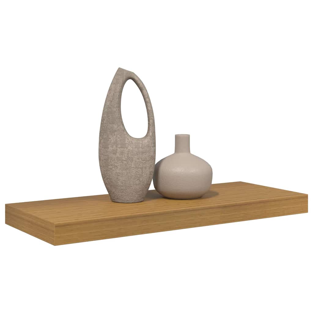 Wandplank Wandgemonteerd Beige 60 x 23 x 4 cm Bewerkt hout is nu te koop bij PeponiXL, paradijselijk wonen!