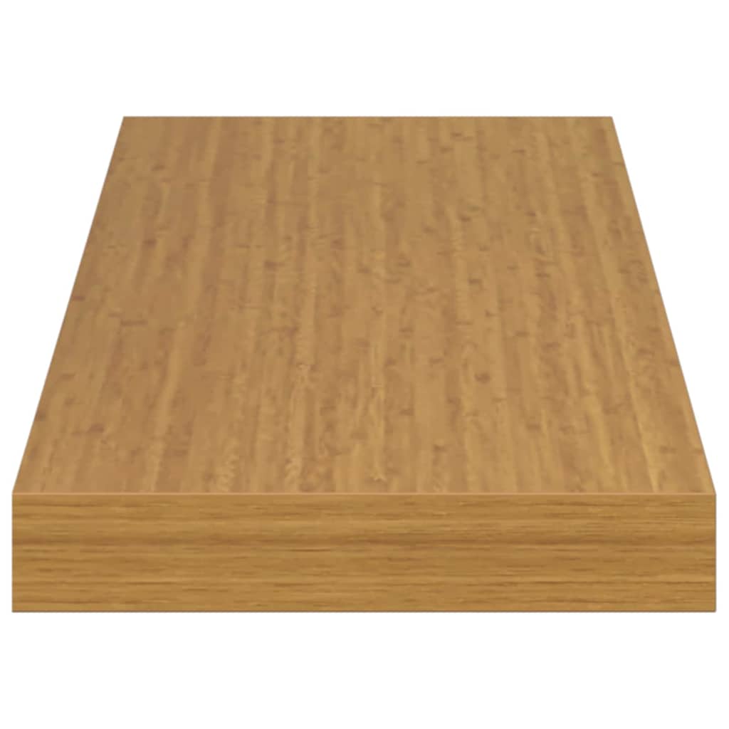 Wandplank met opslag 2 pcs Beige 60 x 23,5 x 4 cm Bewerkt hout is nu te koop bij PeponiXL, paradijselijk wonen!
