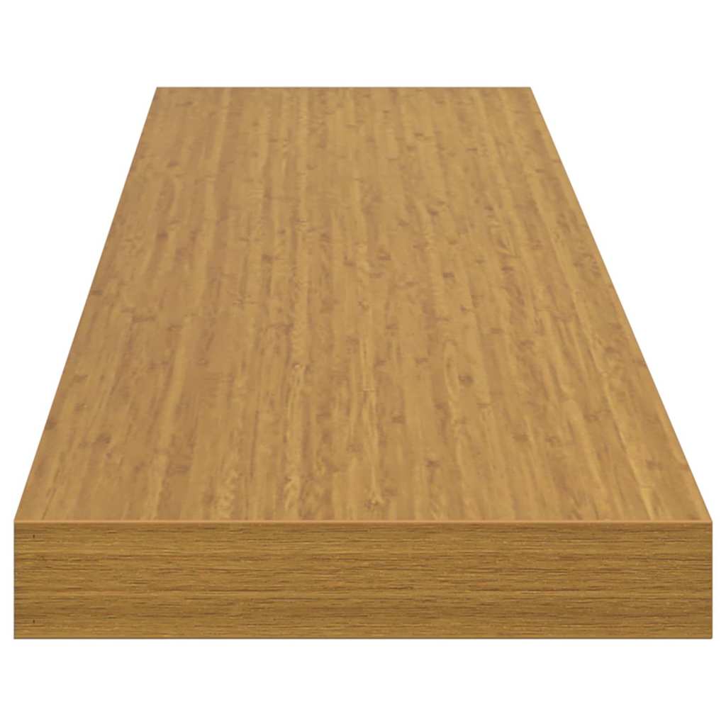 Wandplank Wandgemonteerd Beige 120 x 23,5 x 4 cm Bewerkt hout is nu te koop bij PeponiXL, paradijselijk wonen!