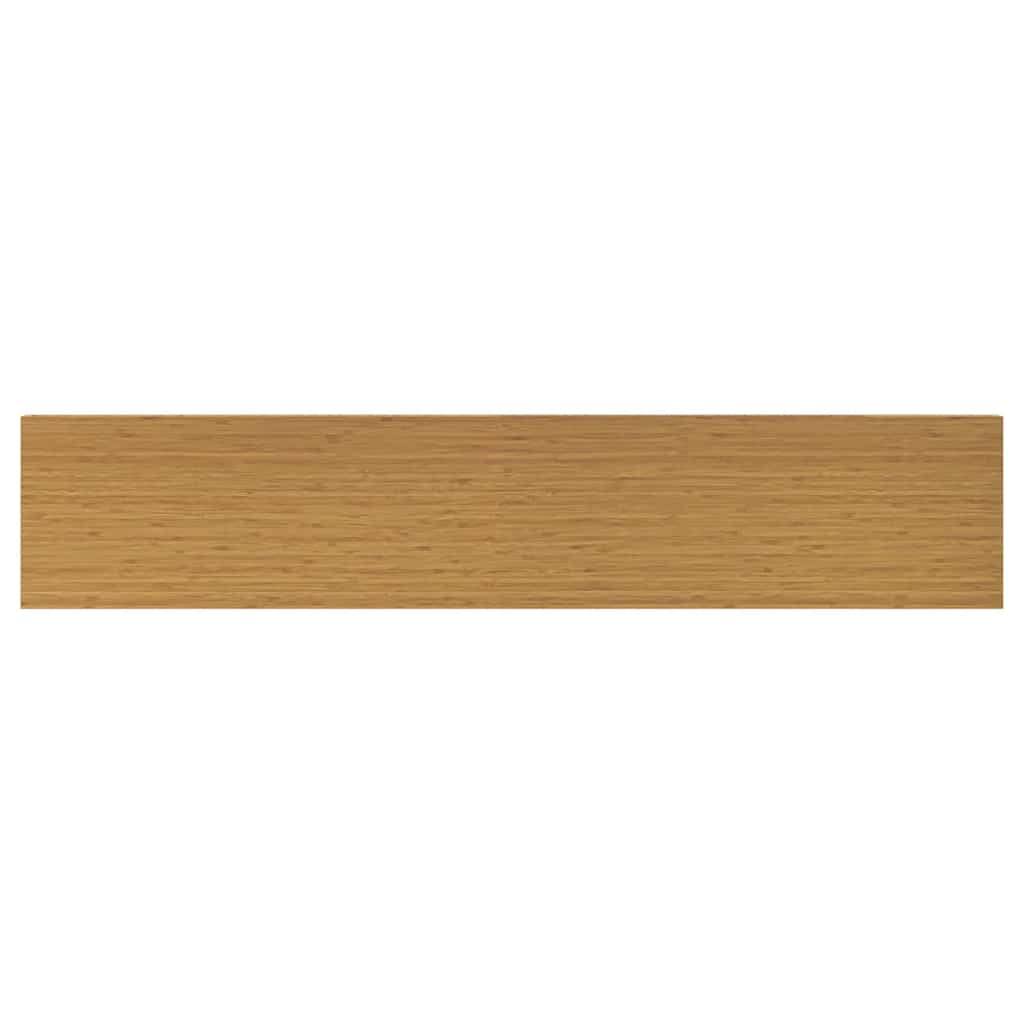 Wandplank met opslag 2 pcs Beige 120 x 23,5 x 4 cm Bewerkt hout is nu te koop bij PeponiXL, paradijselijk wonen!