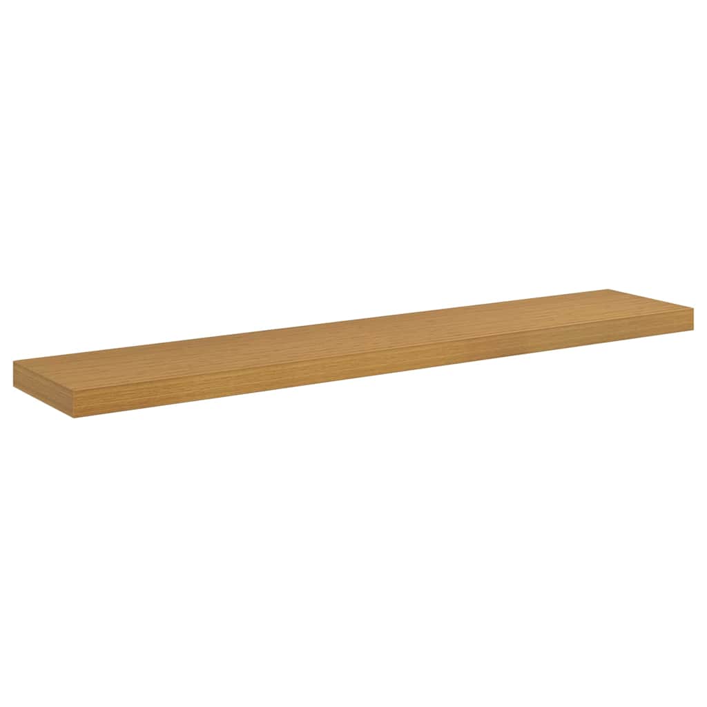 Wandplank met opslag 4 pcs Beige 120 x 23,5 x 4 cm Bewerkt hout is nu te koop bij PeponiXL, paradijselijk wonen!
