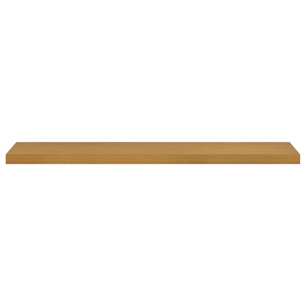 Wandplank met opslag 4 pcs Beige 120 x 23,5 x 4 cm Bewerkt hout is nu te koop bij PeponiXL, paradijselijk wonen!