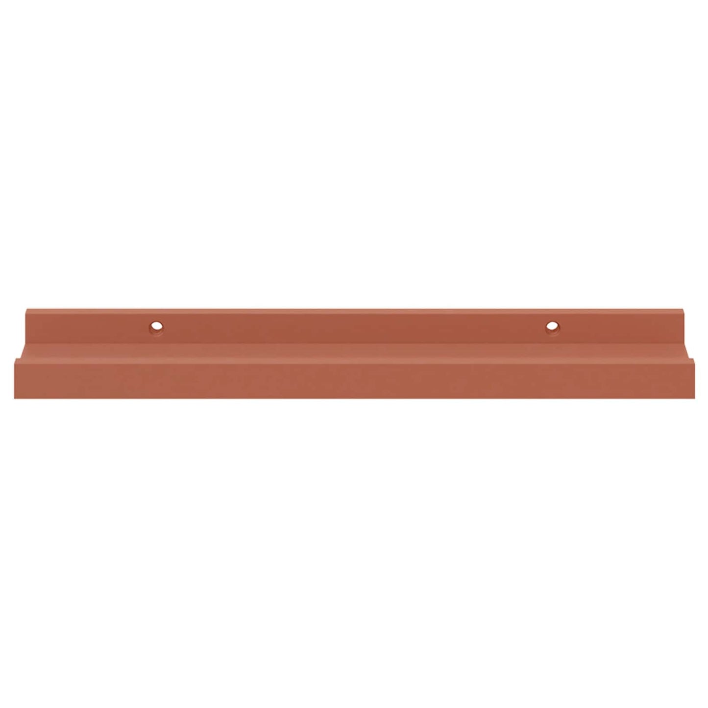 Wandplank met plank 2 pcs Rood 40 x 9 x 3 cm Bewerkt hout is nu te koop bij PeponiXL, paradijselijk wonen!