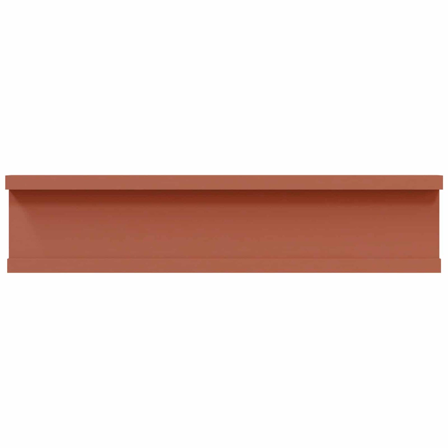 Wandplank met plank 2 pcs Rood 40 x 9 x 3 cm Bewerkt hout is nu te koop bij PeponiXL, paradijselijk wonen!