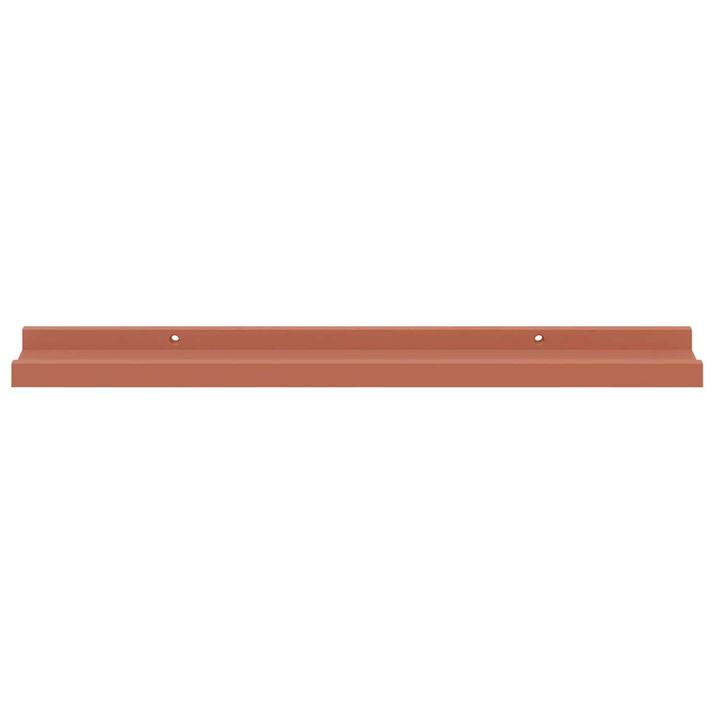 Wandplank met plank 2 pcs Rood 60 x 9 x 3 cm Bewerkt hout is nu te koop bij PeponiXL, paradijselijk wonen!