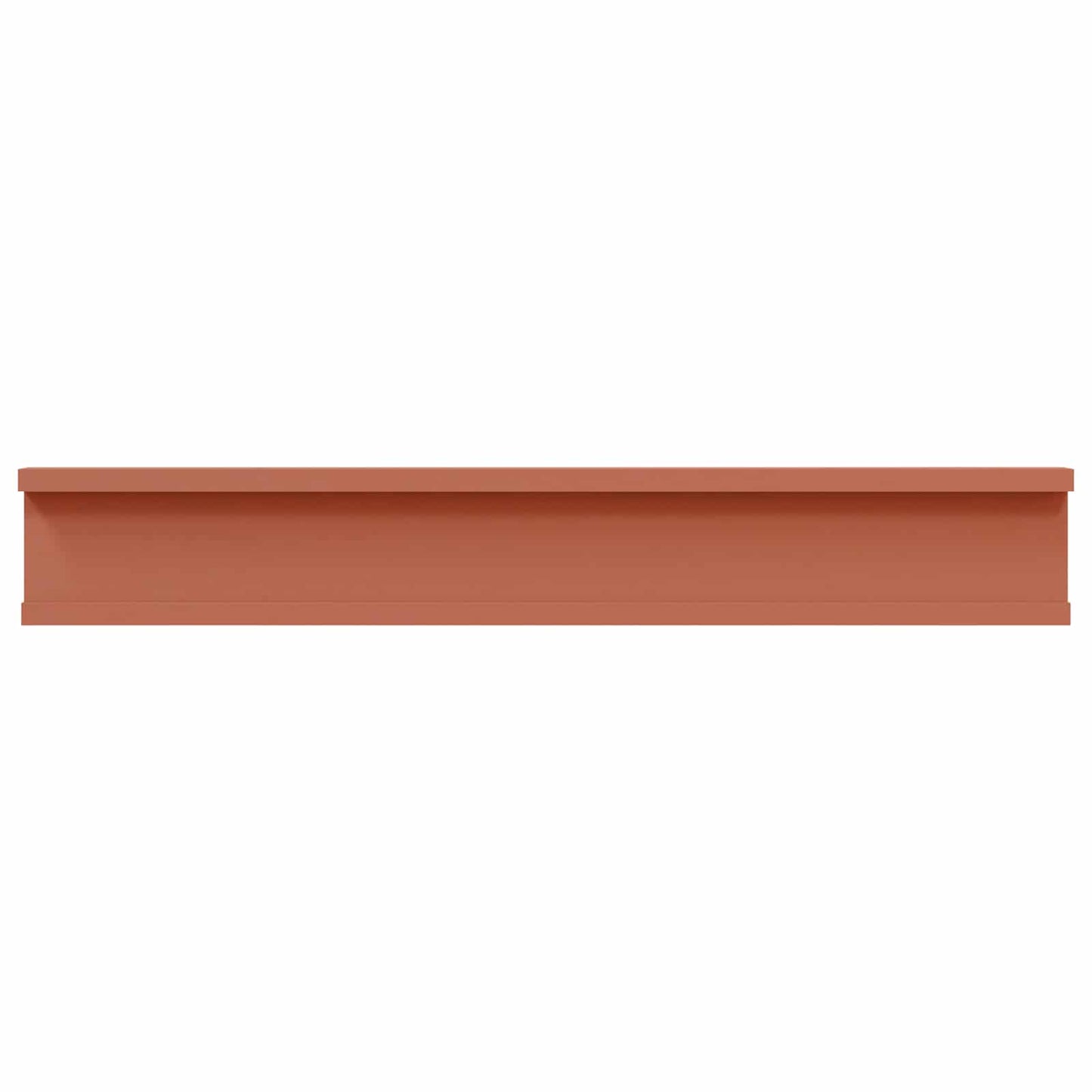 Wandplank met plank 2 pcs Rood 60 x 9 x 3 cm Bewerkt hout is nu te koop bij PeponiXL, paradijselijk wonen!
