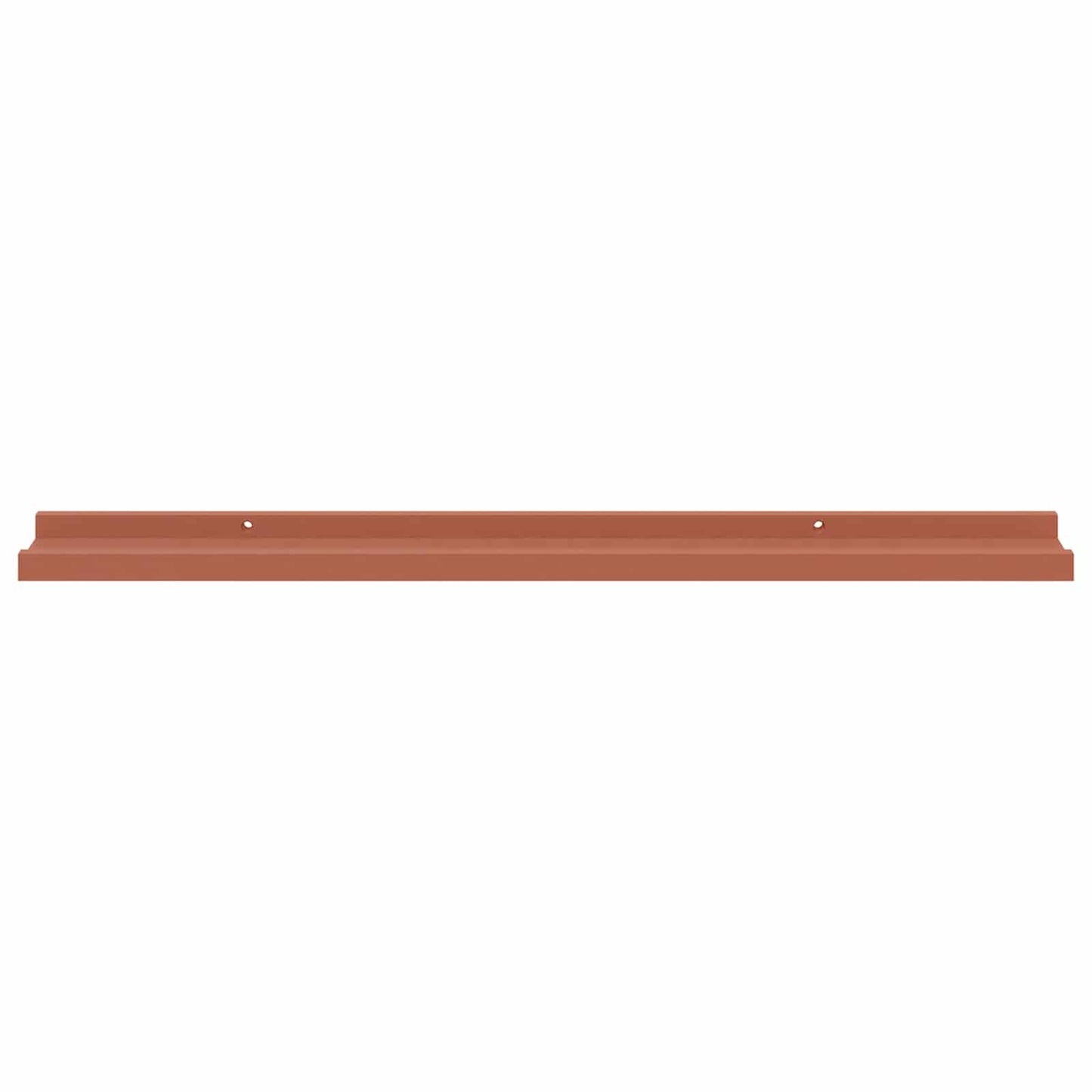 Wandplank met plank 2 pcs Rood 80 x 9 x 3 cm Bewerkt hout is nu te koop bij PeponiXL, paradijselijk wonen!