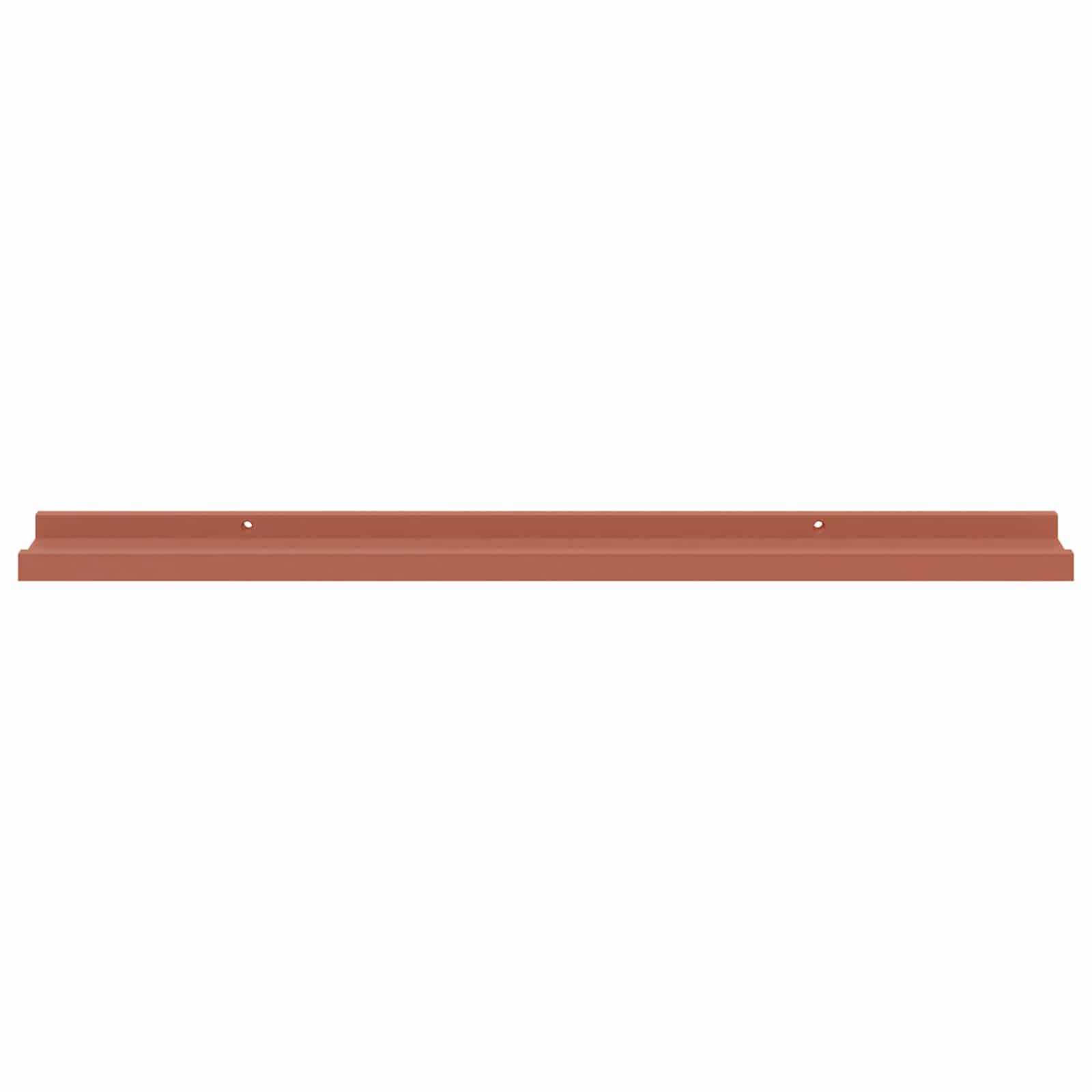Wandplank met plank 2 pcs Rood 80 x 9 x 3 cm Bewerkt hout is nu te koop bij PeponiXL, paradijselijk wonen!