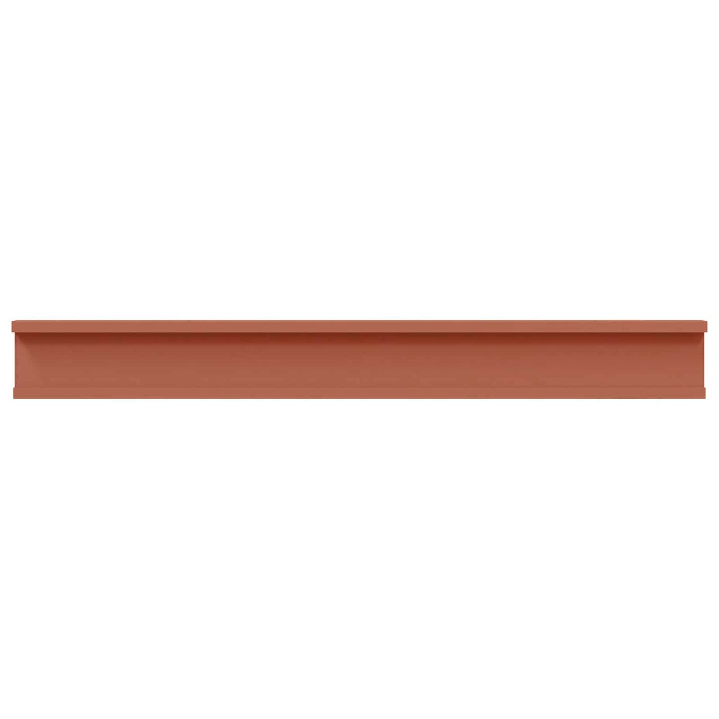 Wandplank met plank 2 pcs Rood 80 x 9 x 3 cm Bewerkt hout is nu te koop bij PeponiXL, paradijselijk wonen!