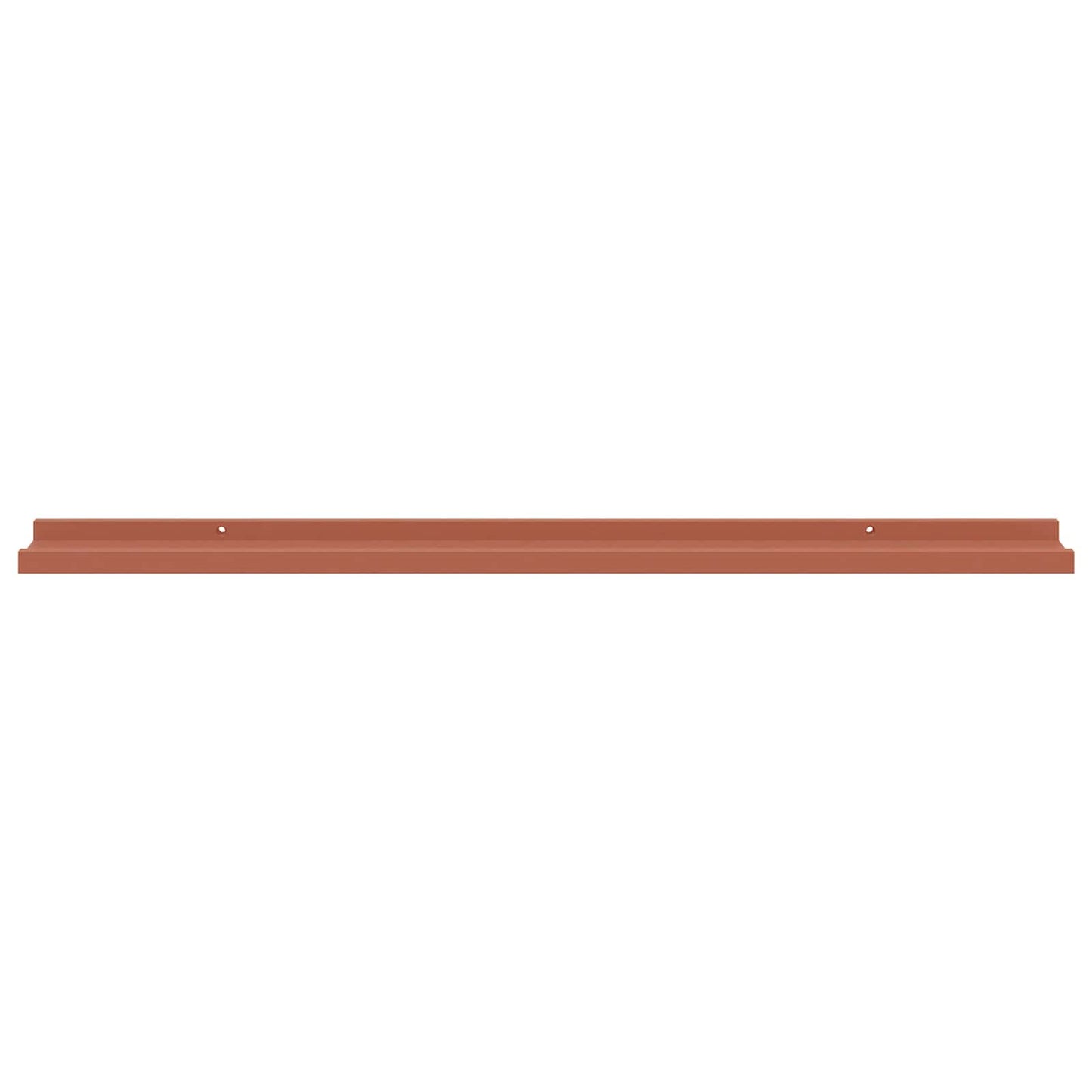 Wandplank met plank 2 pcs Rood 100 x 9 x 3 cm Bewerkt hout is nu te koop bij PeponiXL, paradijselijk wonen!