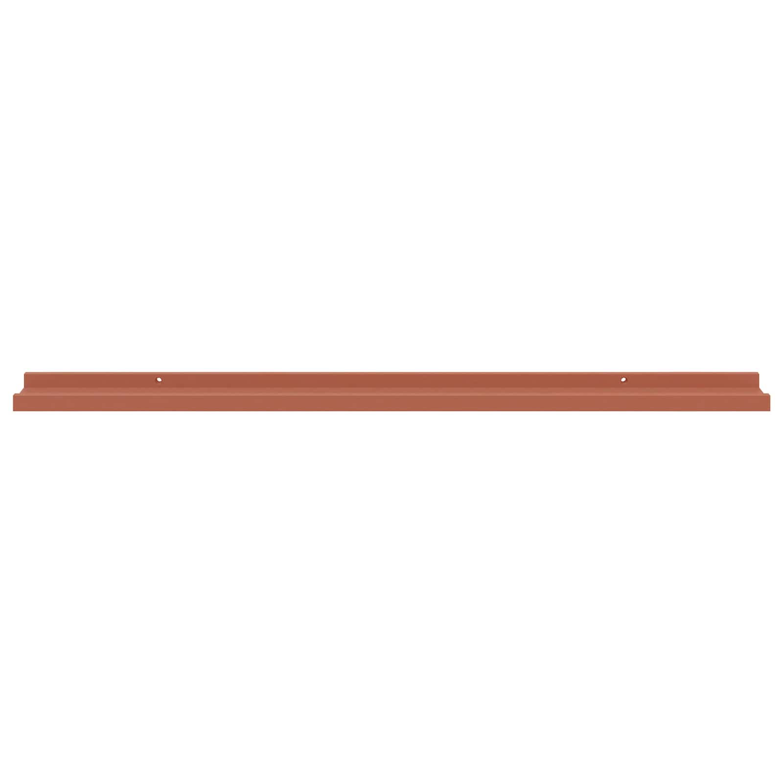Wandplank met plank 2 pcs Rood 100 x 9 x 3 cm Bewerkt hout is nu te koop bij PeponiXL, paradijselijk wonen!