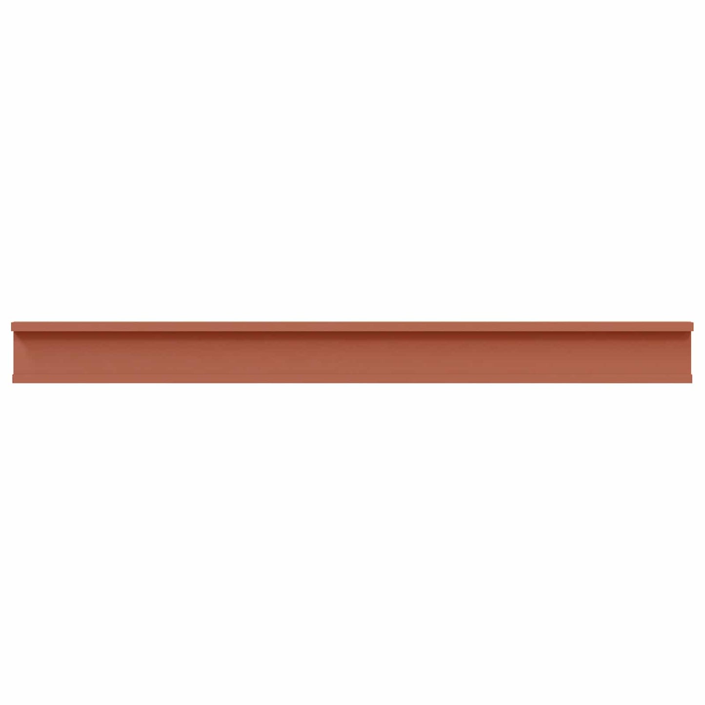 Wandplank met plank 2 pcs Rood 100 x 9 x 3 cm Bewerkt hout is nu te koop bij PeponiXL, paradijselijk wonen!