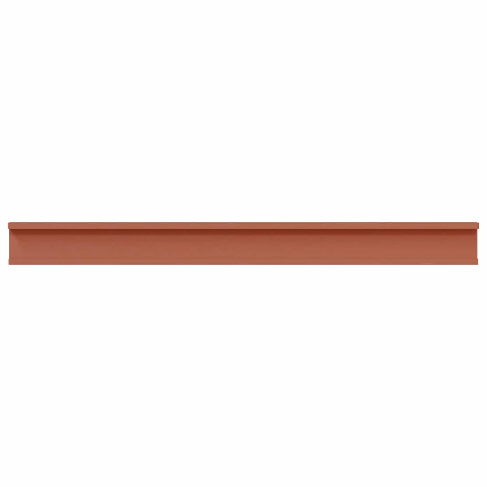 Wandplank met plank 2 pcs Rood 100 x 9 x 3 cm Bewerkt hout is nu te koop bij PeponiXL, paradijselijk wonen!