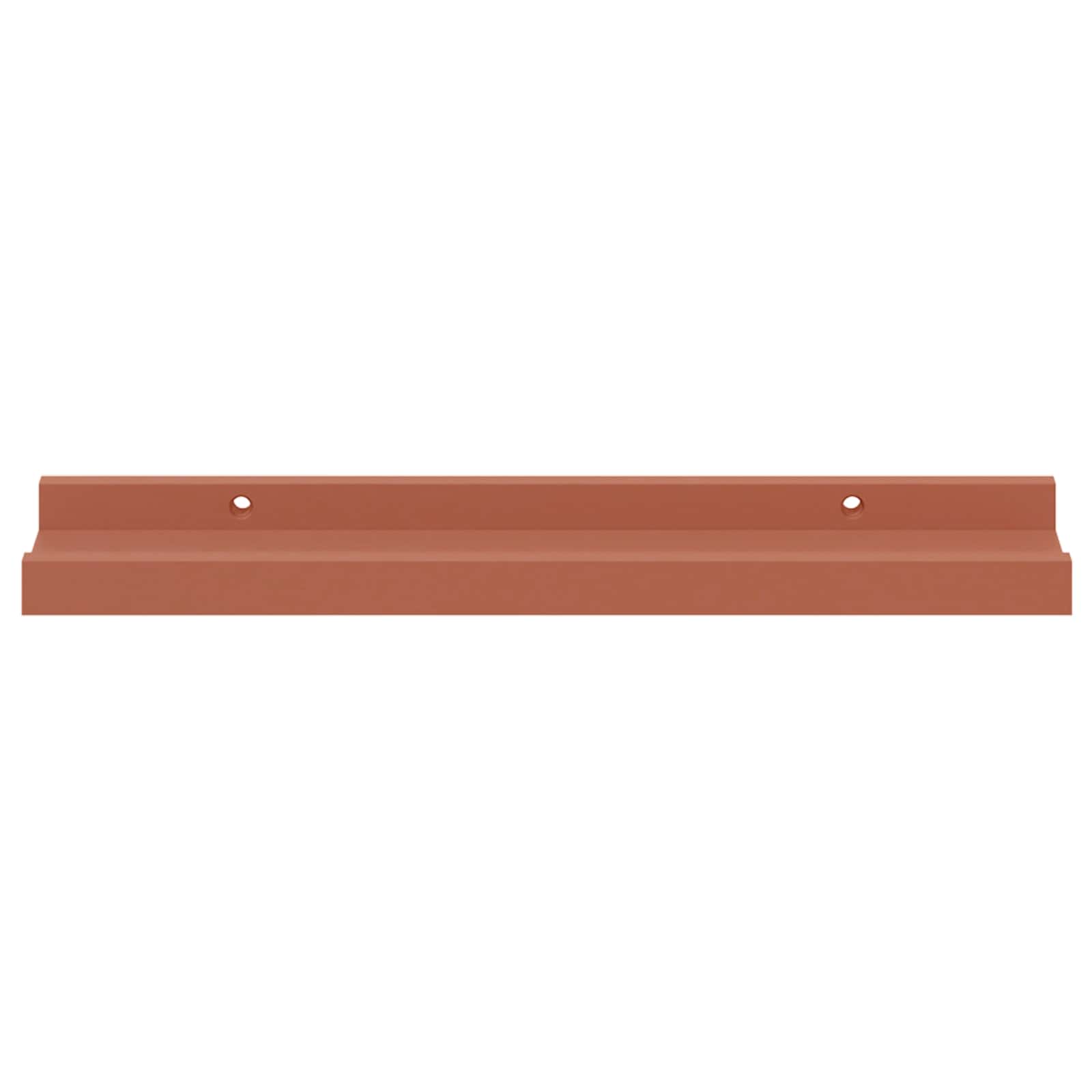 Wandplank met plank 4 pcs Rood 40 x 9 x 3 cm Bewerkt hout is nu te koop bij PeponiXL, paradijselijk wonen!