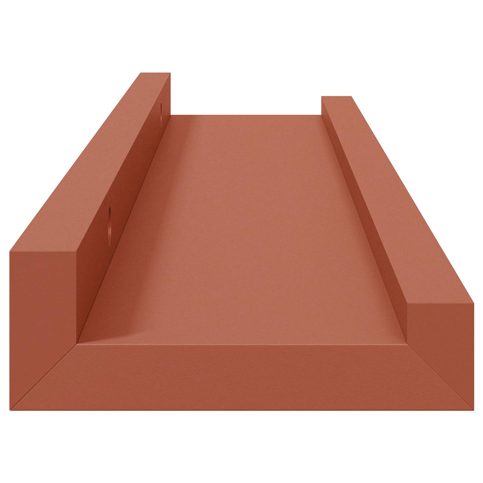 Wandplank met plank 4 pcs Rood 40 x 9 x 3 cm Bewerkt hout is nu te koop bij PeponiXL, paradijselijk wonen!