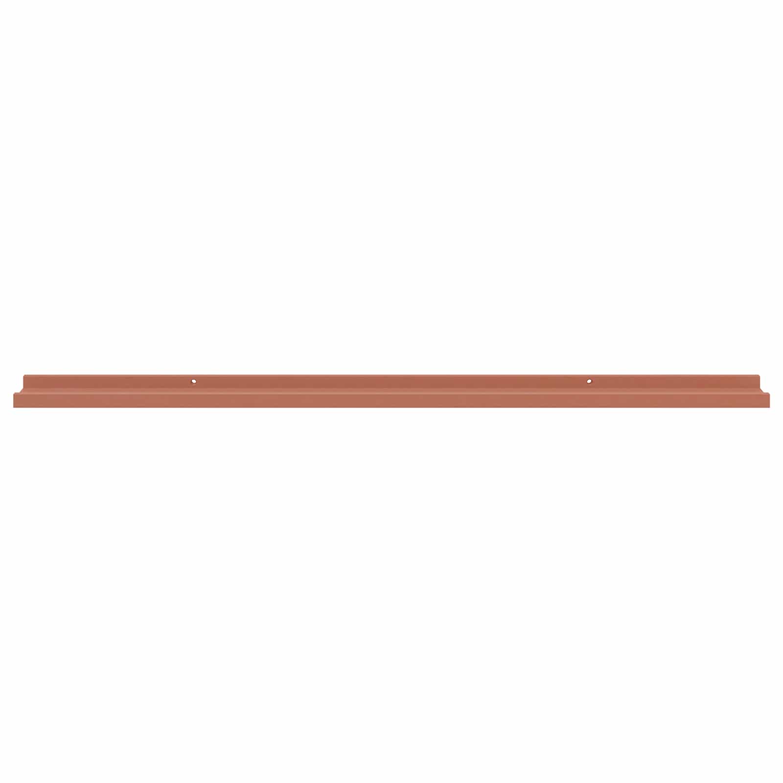 Wandplank met plank 4 pcs Rood 115 x 9 x 3 cm Bewerkt hout is nu te koop bij PeponiXL, paradijselijk wonen!