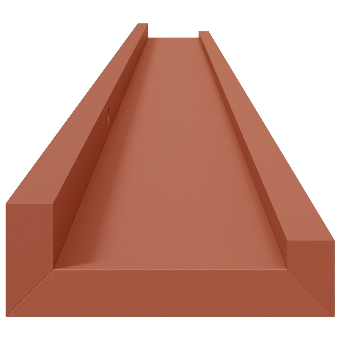 Wandplank met plank 4 pcs Rood 115 x 9 x 3 cm Bewerkt hout is nu te koop bij PeponiXL, paradijselijk wonen!