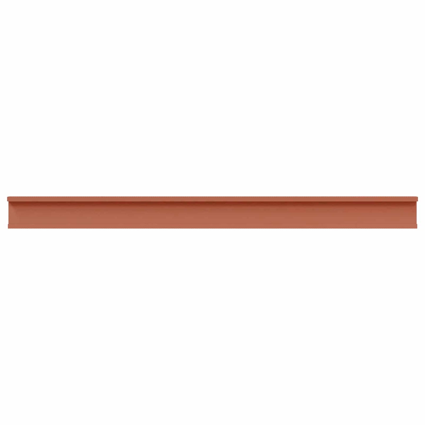 Wandplank met plank 4 pcs Rood 115 x 9 x 3 cm Bewerkt hout is nu te koop bij PeponiXL, paradijselijk wonen!