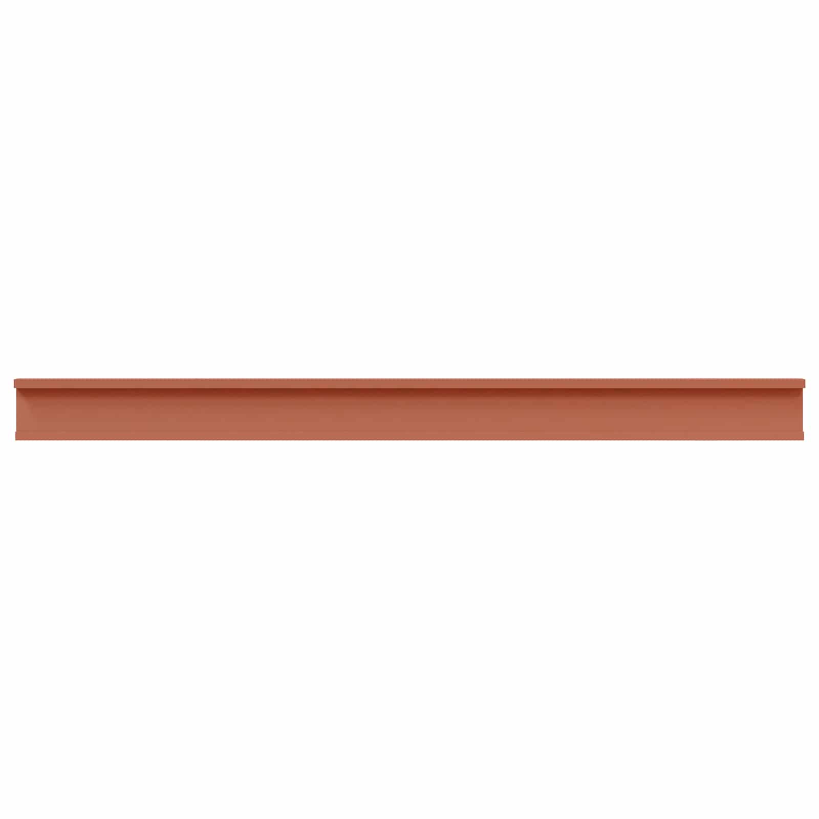 Wandplank met plank 4 pcs Rood 115 x 9 x 3 cm Bewerkt hout is nu te koop bij PeponiXL, paradijselijk wonen!